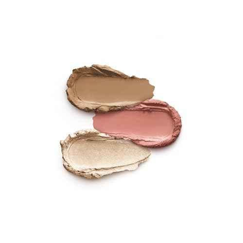 KIKO Milano Contouring Face Set 01| Make-Up Kit With 3 Sticks: Blush, Highlight And Face Contour