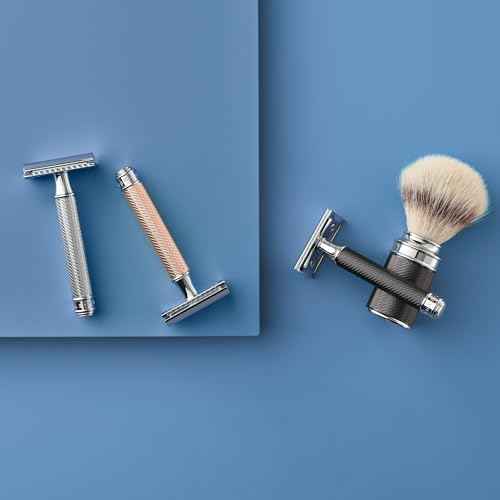 M?HLE Grande R89 Double Edge Safety Razor (Closed Comb) | Perfect for Everyday Use | Barbershop Quality Close Smooth Shave | Luxury Razor for Men