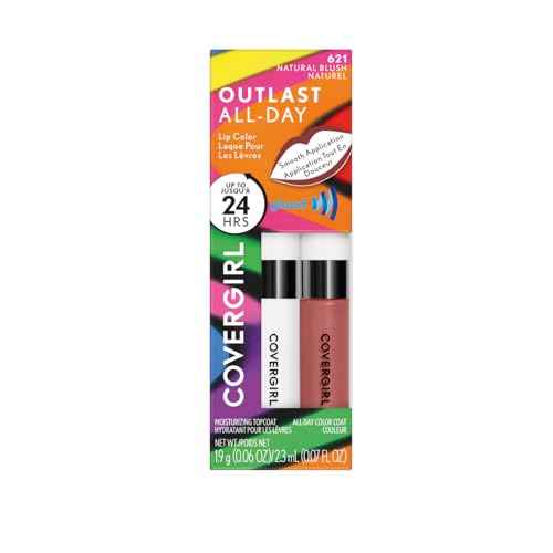 CoverGirl Pride Outlast All-Day Lip Color With Topcoat, Natural Blush