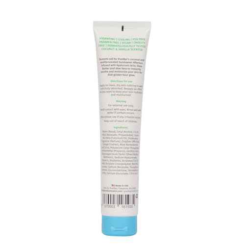 PoolBar Sundowner Aftersun Body Lotion for Women & Men Skin Care, Hydration & Soothing Relief, Coconut & Vanilla Scent Sun Care, Enriched with Hyaluronic Acid, Shea Butter, & Aloe Vera, 200ml (3 Pack)