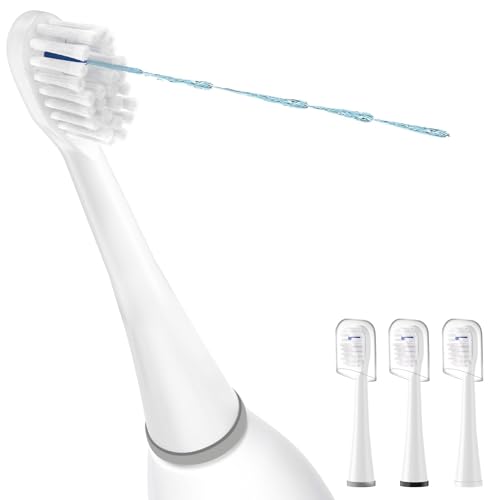 Toothbrush Replacement Heads for Sonic Fusion and Sonic Fusion 2.0, Sonic Fusion Professional and Sonic Fusion 2.0 Professional, SF-01, SF-02, SF-03 and SF-04 (White, 3Packs)
