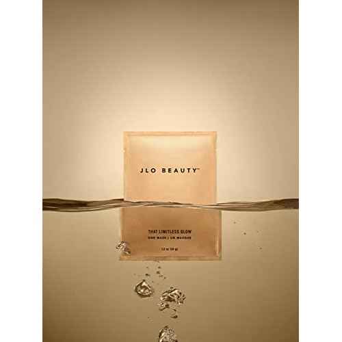 JLO BEAUTY Face Mask, 2-Piece Hydrating Sheet Mask with Glow Serum, Moisturizing & Firming Self Care Facial Sheets To Help Lift and Reduce Puffiness, Skin Care for Women, That Limitless Glow, 3 Pack