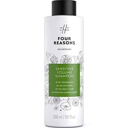 No nothing Sensitive Volumizing Shampoo - Fragrance Free - Hypoallergenic, Vegan, Paraben Free - Unscented Volume Shampoo for Sensitive Scalp and Skin ? 10.15 oz