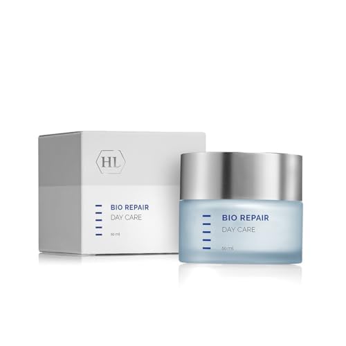 HL Holy Land Cosmetics Bio Repair Day Care with Vitamin E, Elastin and Collagen to Reduces Lines, Wrinkles and Soothe Damaged Skin, 1.7 fl.oz