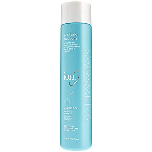 ion Swimmer's Shampoo, Removes Build-up from Chlorine and Minerals, Sulfate Free, Vegan