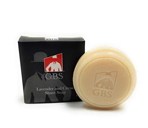 G.B.S Men's Lavender and Citrus Shaving Soap, Pack of 3