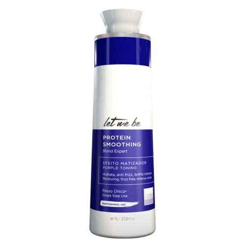 Let Me Be Blond Expert Purple Toning Mask 1000ml / 33.8 oz ? Protein Smoothing Treatment for Blonde, Bleached, or Highlighted Hair ? Anti-Frizz, Shine, Deep Hydration