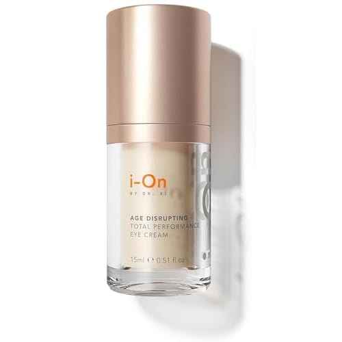 i-On Age Disrupting Total Performance Eye Cream - Targets Dark Circles, Puffiness & Wrinkles with DII¢ç Technology | Brighten & Hydrate | Paraben & Cruelty Free (0.51 Fl Oz)