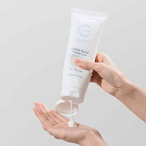 OxygenCeuticals Gentle Facial Cleansing Lotion ? Hydrating Cleanser for Sensitive & Dry Skin, Removes Makeup Residue & Impurities Without Greasy Feel, Enriched with Botanic Oils 8.8 fl.oz (250ml)