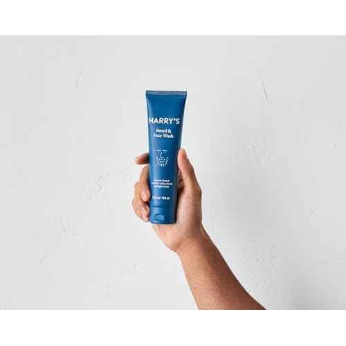 Harry's Beard and Face Wash with Willow Bark Extract, Non-drying Formula, 5.1 FL Oz