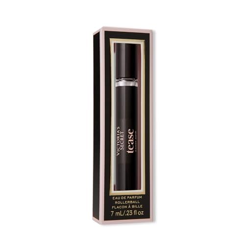Victoria's Secret Tease Candy Noir Eau de Parfum Rollerball, Notes of Raspberry Glaze, Night-Blooming Iris & Warm Tonka, Travel Size Mini Perfumes for Women (0.23 oz)
