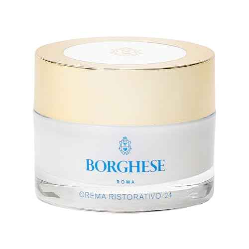 Borghese Crema Ristorativo-24 Moisturizer - Hydrating Face Moisturizer for Fine Lines & Wrinkles with Seaweed Extract & Vitamin E, Normal to Dry Skin