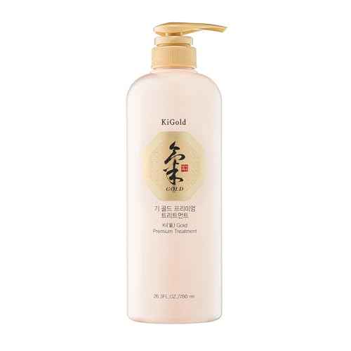 Daeng Gi Meo Ri - Ki Gold - Premium Shampoo + Treatment Set for Hair Loss, Thin Hair, Gray Hair Prevention and Treatment, Medicinal Herbal Shampoo, All Natural, Korea's No. 1 Hair Brand