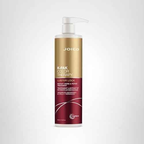 Joico K-PAK Color Therapy Luster Lock Instant Shine & Repair Treatment | For Color-Treated Hair | Boost Color Vibrancy | Repair Breakage | With Keratin & Argan Oil | 16.9 Fl Oz