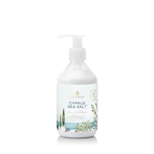 Thymes Moisturizing Hand Lotion for Dry Skin - Moisturizer for Beauty and Personal Care - Luxury Hand Lotion for Women & Men with Shea Butter & Aloe Vera (Cyprus Sea Salt, 9 fl oz)