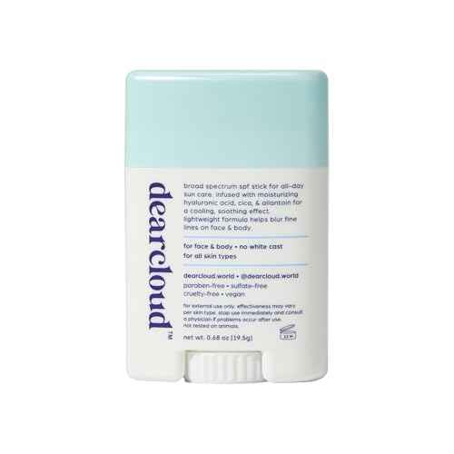 dearcloud Sunny Defense Sunscreen Stick SPF 50+ PA++++ ? Korean Sunscreen for Face & Travel Size (.68 oz)