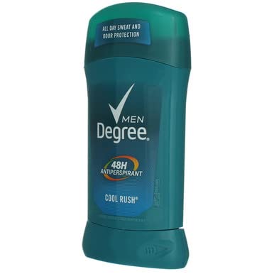 Degree Men Original Antiperspirant Deodorant for Men, Pack of 6, 48-Hour Sweat and Odor Protection, Cool Rush 2.7 oz