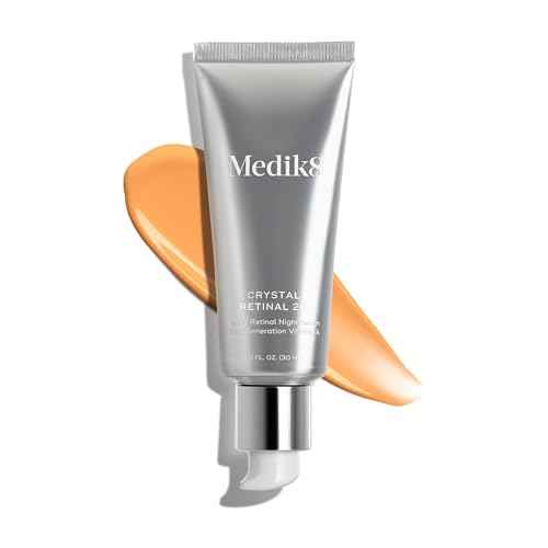 Medik8 Crystal Retinal 20 - Firming Skin Regenerating Retinaldehyde Serum - Night Serum with Hyaluronic Acid and Vitamin E - Gluten Free - 1 oz