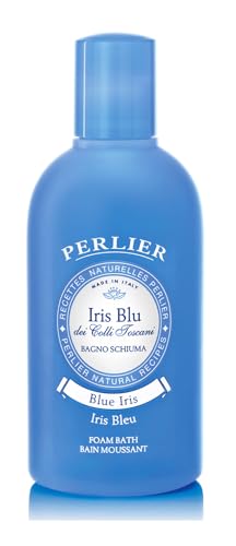 Perlier Blue Iris Foam Bath - Natural & Calming Aromatherapy Bubble Bath For Women And Men - Rich Foaming Formula Provides Deep Moisturization And Hydration For All Skin Types (16.9 Fluid Oz.)