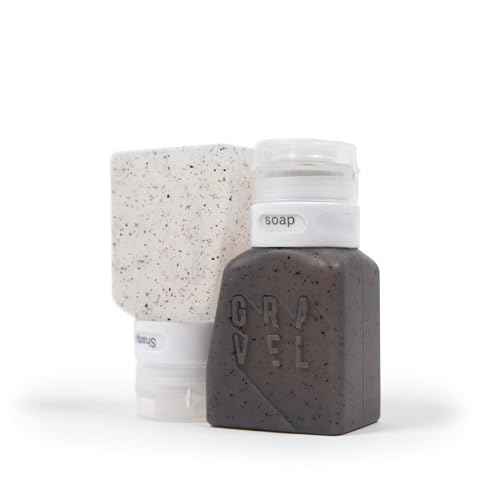 Gravel TSA Approved Travel Bottles ? Leakproof, BPA-Free, Compact Toiletry Containers (4-Pack, 3oz)
