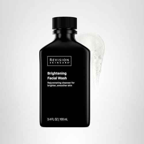 Revision Skincare Brightening Facial Wash, Daily Face Wash for Oily and Combination Skin with Vitamin C, Glycolic Acid, and Salicylic Acid to Brighten, Exfoliate, and Remove Impurities, 3.4 fl oz