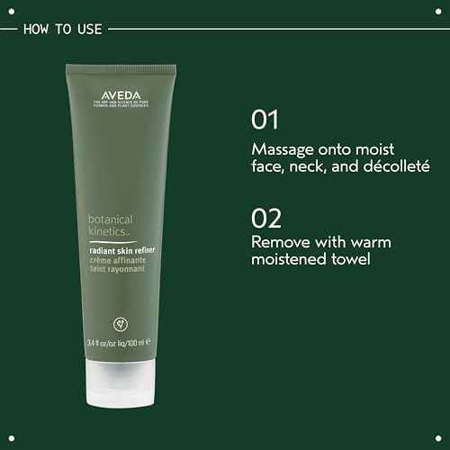 Aveda Botanical Kinetics Radiant Skin Refiner | Clay-Based Facial Scrub | Exfoliates & Energizes Skin | with Tourmaline, 3.4 Fl Oz