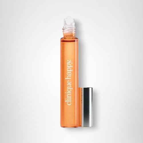 Clinique Happy Eau de Parfum Spray | Notes of Grapefruit, Bergamot, Hawaiian Wedding Flower + Spring Mimosa | Perfumes for Women, Mini Travel Size, 0.34 Fl Oz