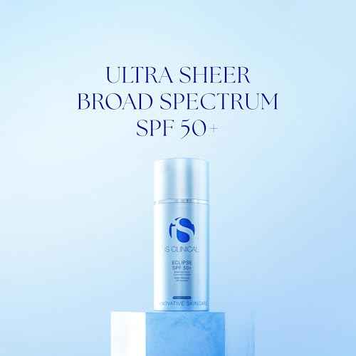 iS CLINICAL Eclipse SPF 50+ Sunscreen, Zinc Oxide tinted sunscreen, ultra sheer non-greasy matte finish sun cream for face