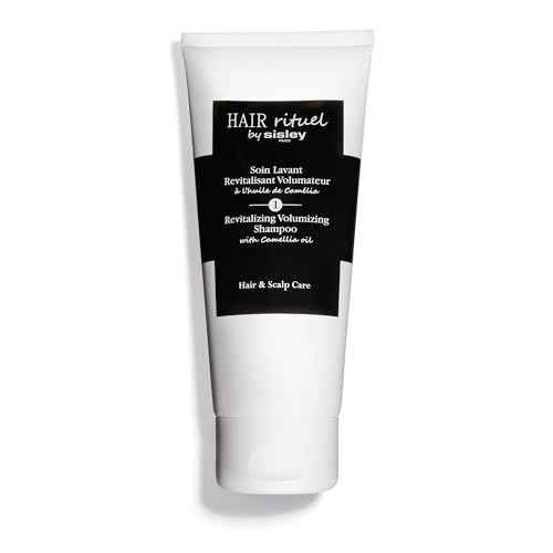 Hair Rituel by Sisley Paris Revitalizing Volumizing Shampoo with Camellia Oil - 200 mL - Gently Cleanses, Improves Look of Volume & Supports Hair and Scalp Health - Rich Foam Texture - Sulfate Free