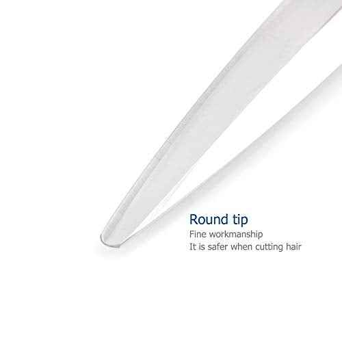 Barber Scissors 7" Professional Sliding Hair Scissors Willow Shape Sliding Hair Shears Professional Haircut Razor Edge 440c Barber Shears KINSARO for Hairdresser Barbershop or Home Use