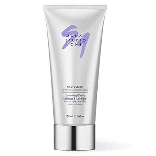 MONAT STUDIO ONE¢â Air Dry Cream - Soft, Hair Styling Cream for touchable hold and Humidity Protection. Hair Frizz Control for All-Hair Types and no heat needed - Net Wt. 177 ml / 6 fl. oz.