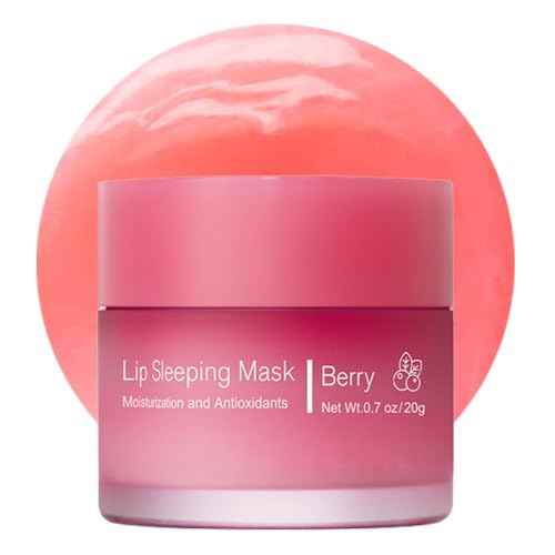 Sleeping lip mask, Nourish & Hydrate Lip Mask, Lip Balm, Lip Oil, Lip Skin Care, Hydrating, Moisturizing Lip Lines Night Sleep Anti-chapped Lip Cream (Berry)