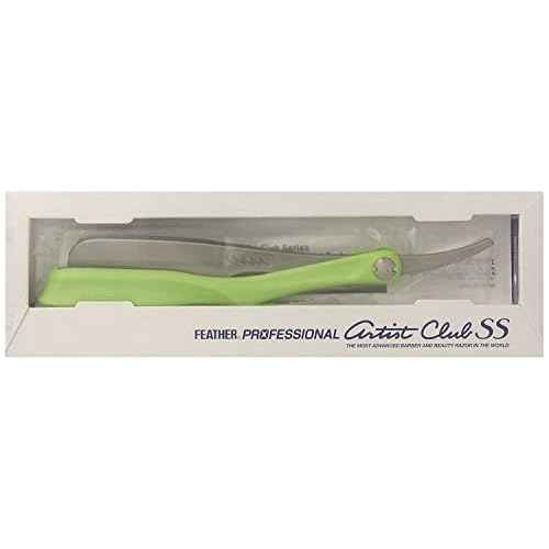 Feather Artist Club Lime SS Folding Handle Razor