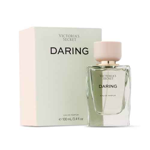 Victoria's Secret Daring Eau de Parfum, Notes of Bright Bergamot, Warm Oakmoss and Bold Amber, Perfumes for Women (3.4 oz)