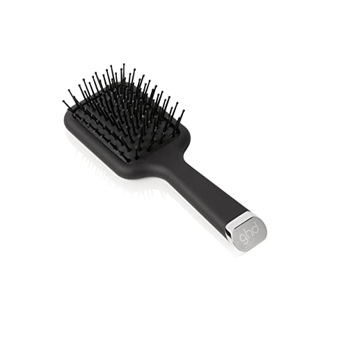 ghd The All-Rounder Paddle Hair Brush ¡ª Detangling Hair Brush for Thick Hair ¡ª Broad Flat Base to Create Straight and Sleek Blow-Dries ¡ª Set Your Style, Brush Out Waves, and Add Texture ¡ª Black