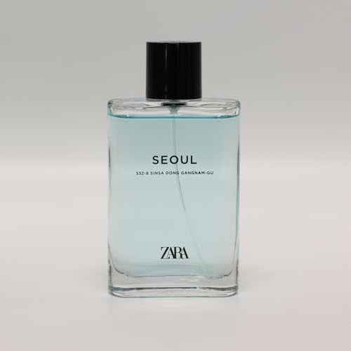 Zara Man Seoul 532-8 Sinsadong, Gangnam-Gu Cologne for Men Fragrance EDT Eau De Toilette 90 ML (3.04 FL OZ)