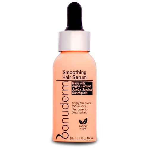 Hair Oil for Frizzy, Damaged, Dry Hair | Hydrating, Lightweight, Vegan & Natural Hair Oil | Tames Frizz, Adds Shine, Softness, Conditioning & Heat Protectant for All Hair Types