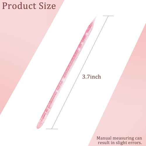 100PCS Disposable cuticle sticks for nails, Double Sided Cuticle Pusher, Cuticle Manicure and Pedicure Stick for Fingernail Cleaning