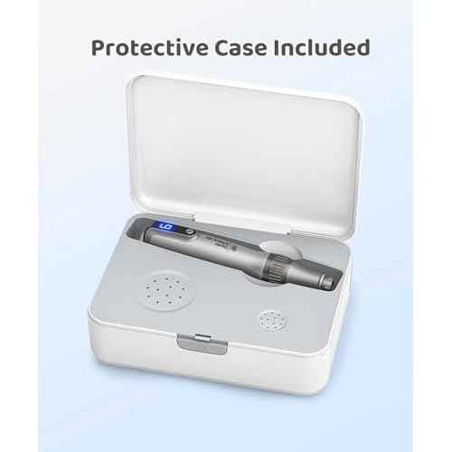 Wireless Cosmetic Pen Device for Home Use Beauty Tool for Face Scalp and Body Rechargeable with Adjustable Settings