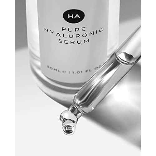Pestle & Mortar 2% Pure Hyaluronic Acid Serum for Face, with Vitamin B5, Anti-Ageing, Hydrating Facial Moisturizer ? Deep Hydration and Fragrance Free 30ml/1 oz