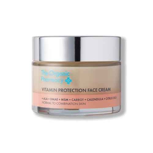 The Organic Pharmacy Vitamin Protection Face Cream, 50ml, Normal to Combination Skin, with Carrot and Calendula