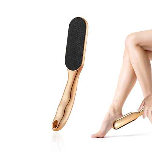 Nano Glass Foot File with Ergonomic Handle - Effective Callus and Dead Skin Remover, Foot Scrubber for Wet and Dry Use, Pedicure Tool for Smooth Feet Care
