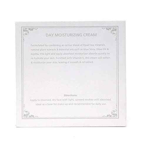 L'Aveu Day Moisturizing Cream - Anti-Aging Face Moisturizer with Dead Sea Salt & Water - Natural Hydrating Beauty Formula for Glowing Skin with Vitamin E, Jojoba, Olive Oil & Aloe Vera - 1.7 fl oz