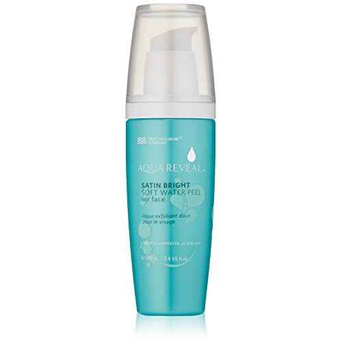 Satin Bright Soft Water Peel for Face , exfoliator for anti-aging, acne, dry, oily, sensitive skin, eczema , 95% organic/natural Korean peeling gel/gommage , large 100 ml/3.4 Fl Oz size