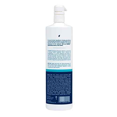 SUDZZFX Cashmere Hydrating Shampoo, 34 fl oz - Hair Growth Shampoo - Color Safe, Sulfate Free, Paraben Free, and moisturizing for Dry Hair Men and Women