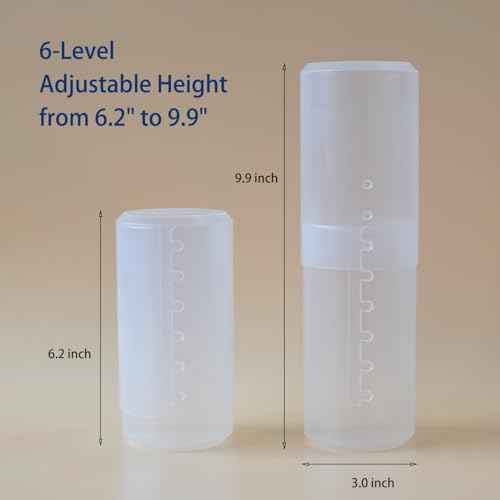 Retractable Makeup Brush Holders, Clear Plastic Travel Makeup Brush Cup with Lid, Portable Cosmetic Brush Organizer Container, Dustproof Brushes Storage Case for Women Make-up Artist, 1pc