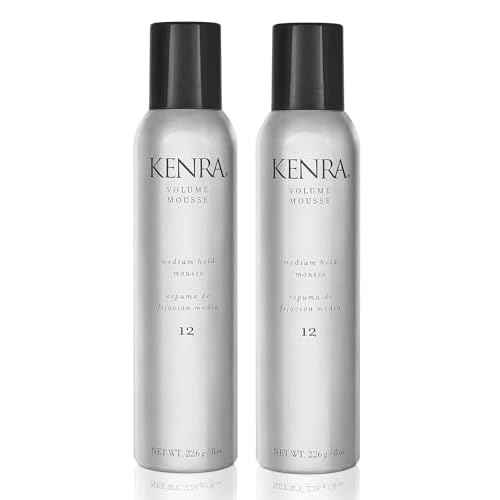 Professional Volume Mousse 12 | Firm Hold Mousse | Alcohol Free | Non-drying, Non-flaking Lightweight Formula | Tames Frizz & Conditions | Thermal Protection up to 45F | All Hair Types