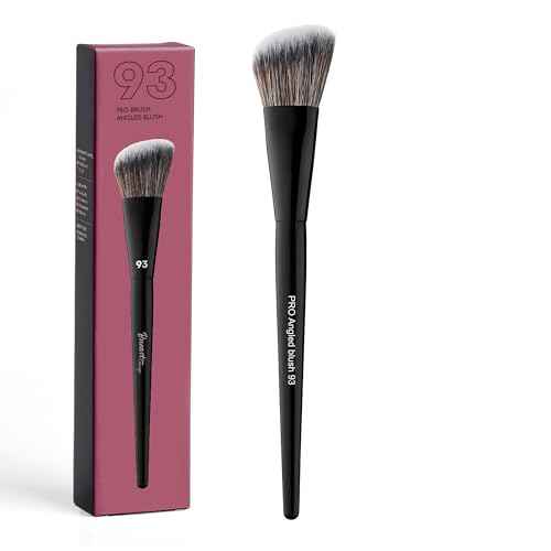 Bueart Design PRO Angled blush Makeup Brush 93 with Premium soft bristiles for Blush,Liquid,cream