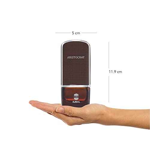 Ajmal Aristocrat Eau de Parfum for Men ? 2.5 fl oz / 75 ml | Long-Lasting Woody Ambery Fragrance with Citrus & Musk | Luxury Perfume Crafted in Dubai