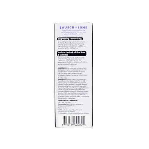 Lumify Redness Reliever Eye Drops 0.25 fl oz and Lumify Brightening Cream 0.5 fl oz, Hypoallergenic Eye Care Bundle